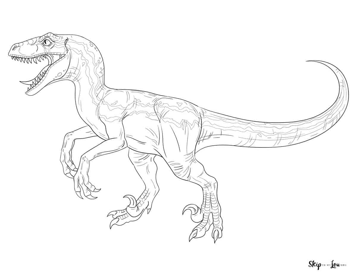 Free Printable Dinosaurs Coloring Pages