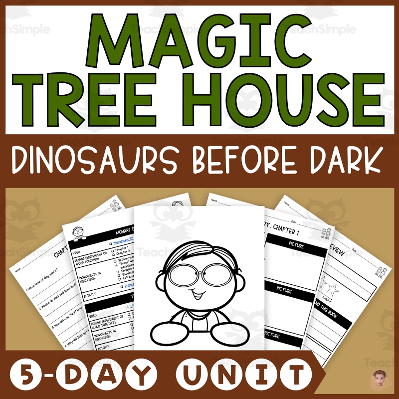 Dinosaurs Before Dark Magic Tree House 1 Lesson Plan Videos Activities By Teach Simple
