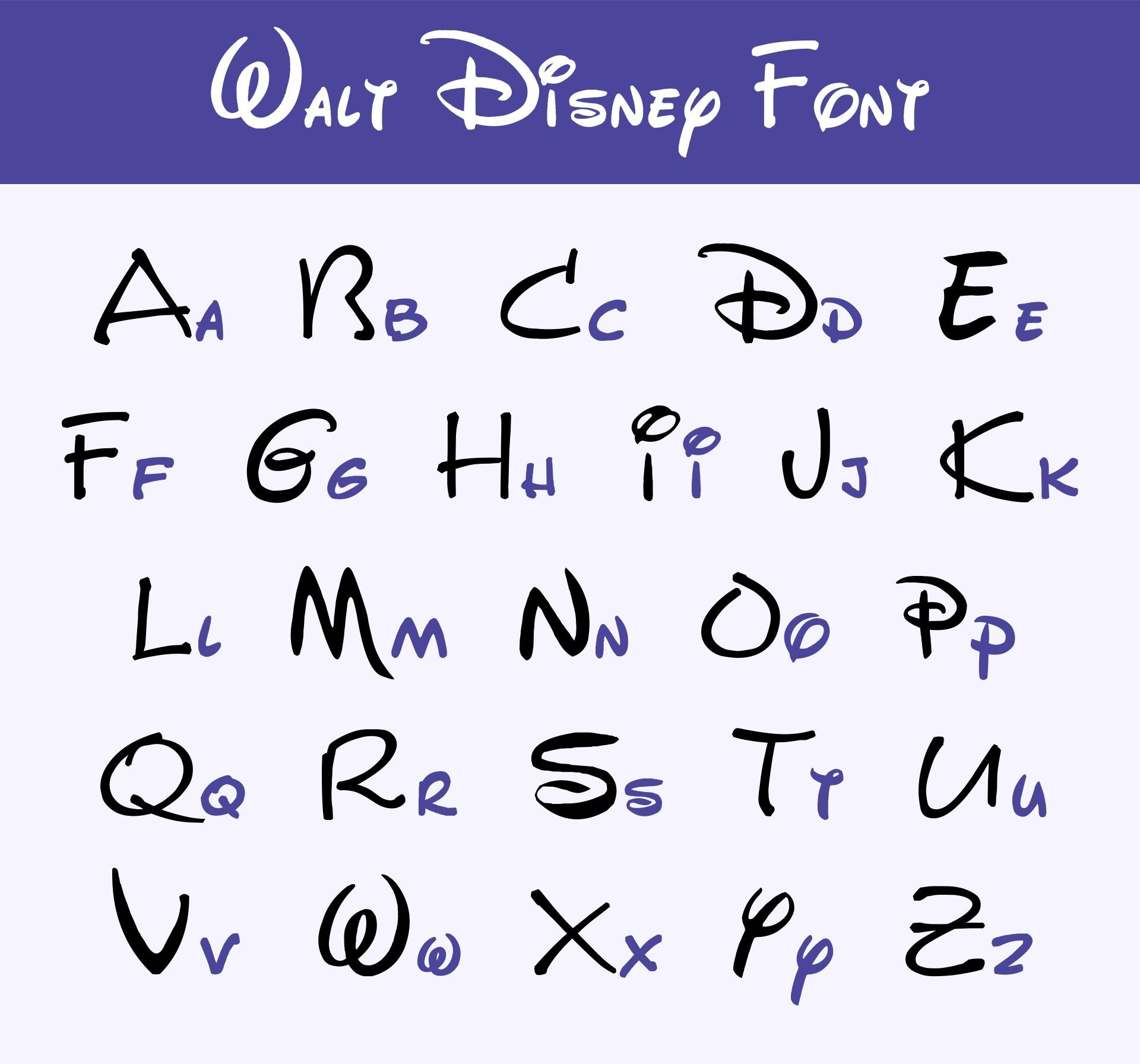 Disney Letters 10 Free PDF Printables Printablee