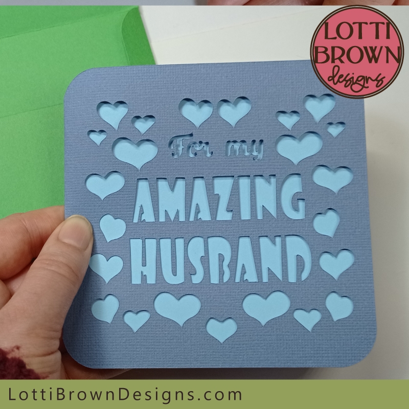 DIY Birthday Card For Husband