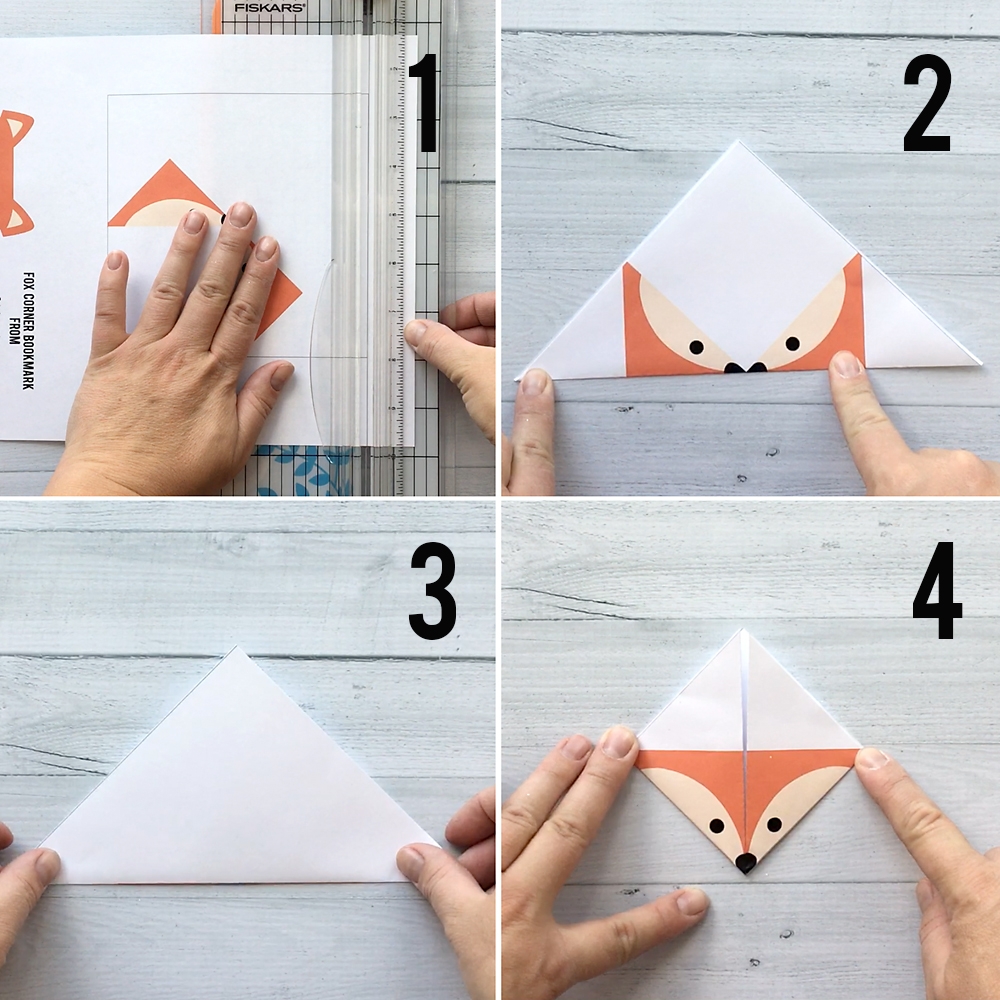DIY Woodland Animals Origami Bookmarks print Fold It s Always Autumn