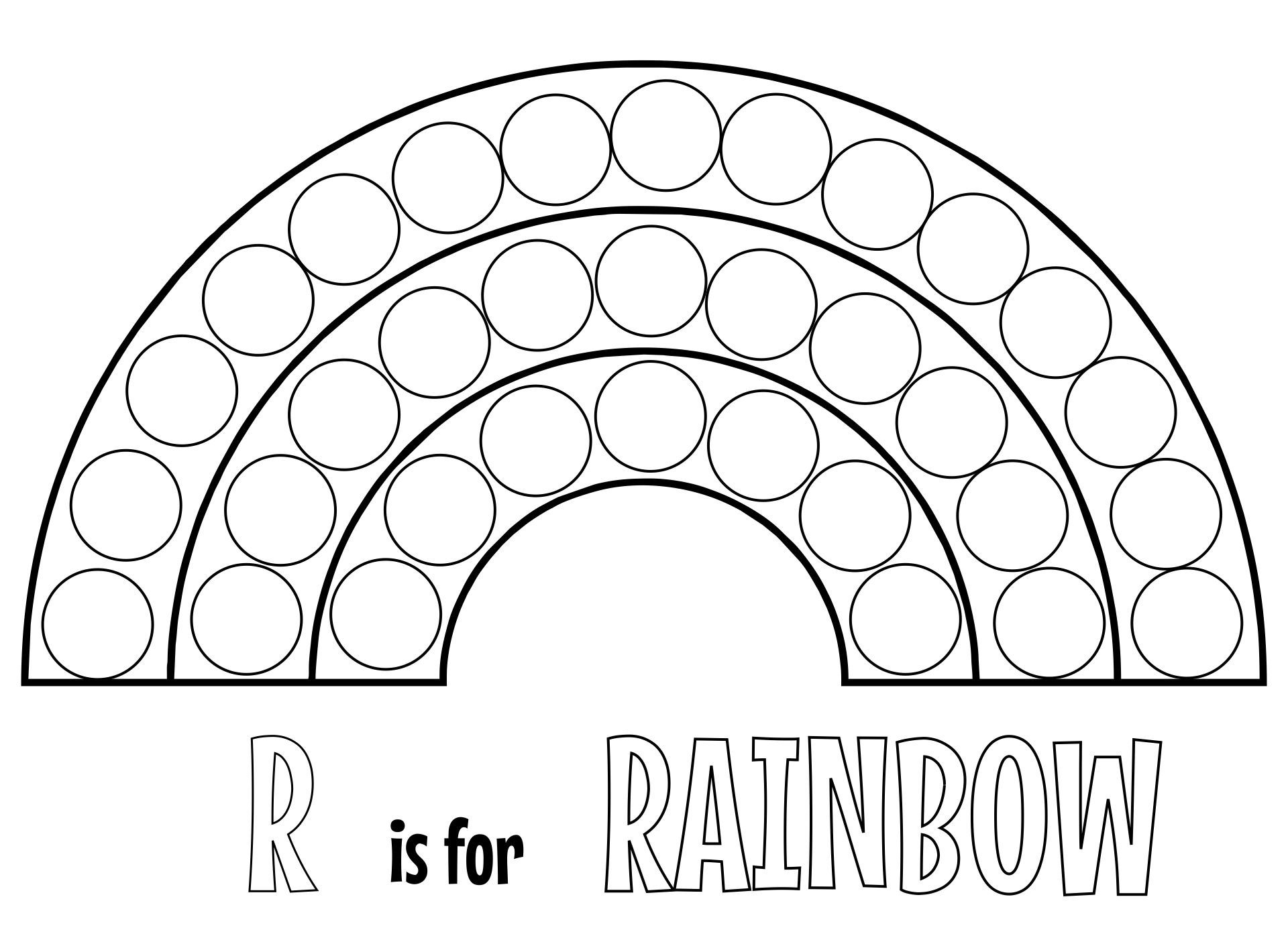 Free Dot Painting Printables
