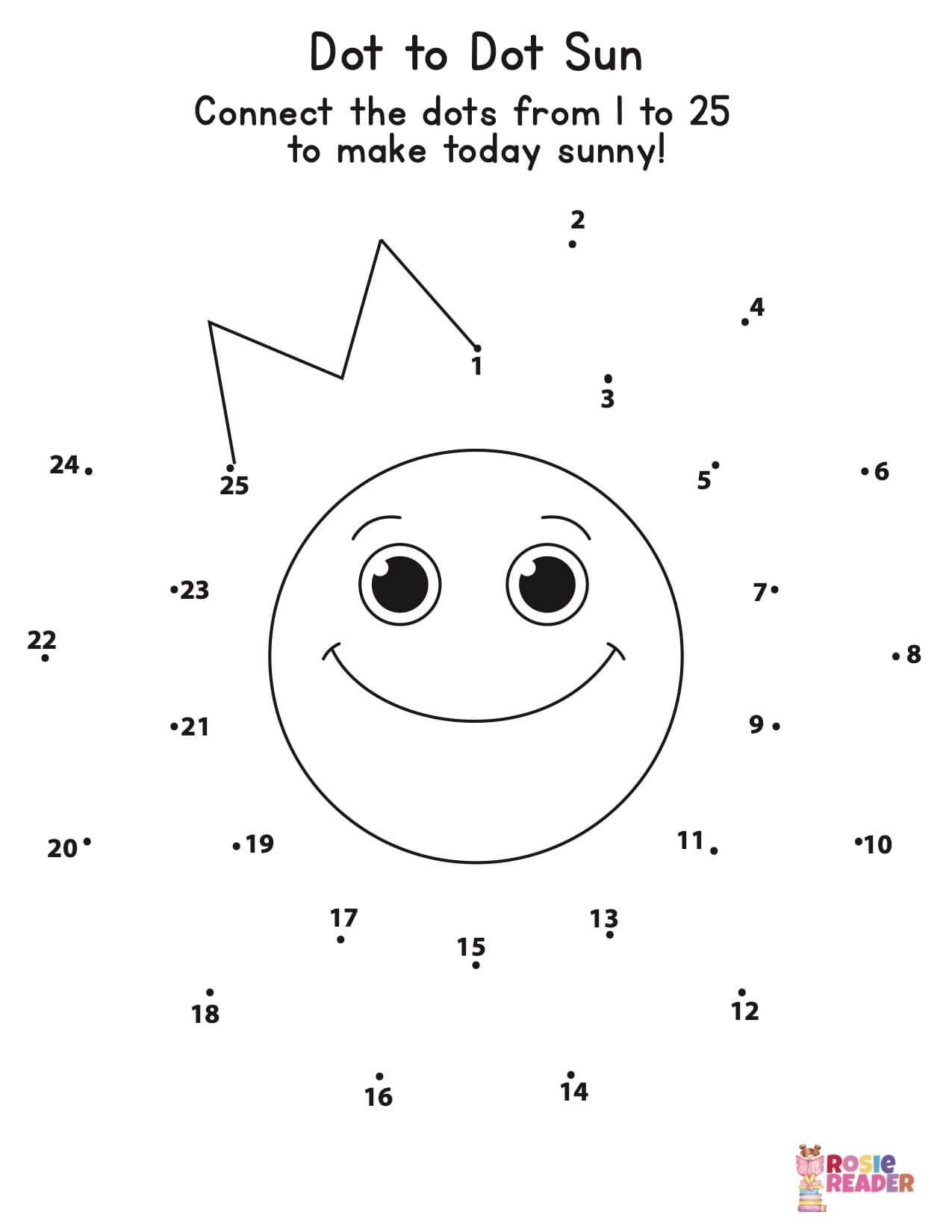 Free Connect The Dot Printables