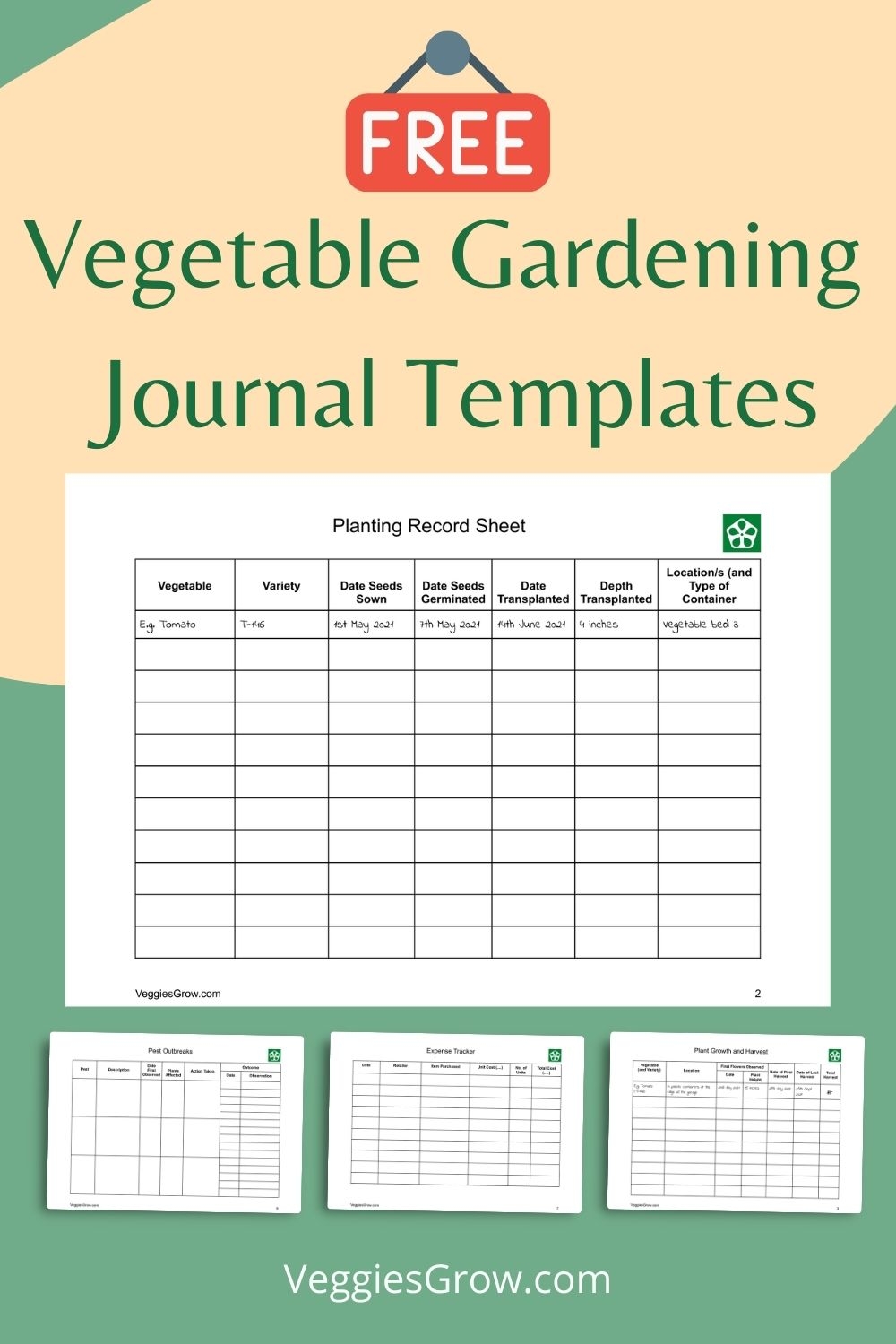 Free Garden Journal Printables