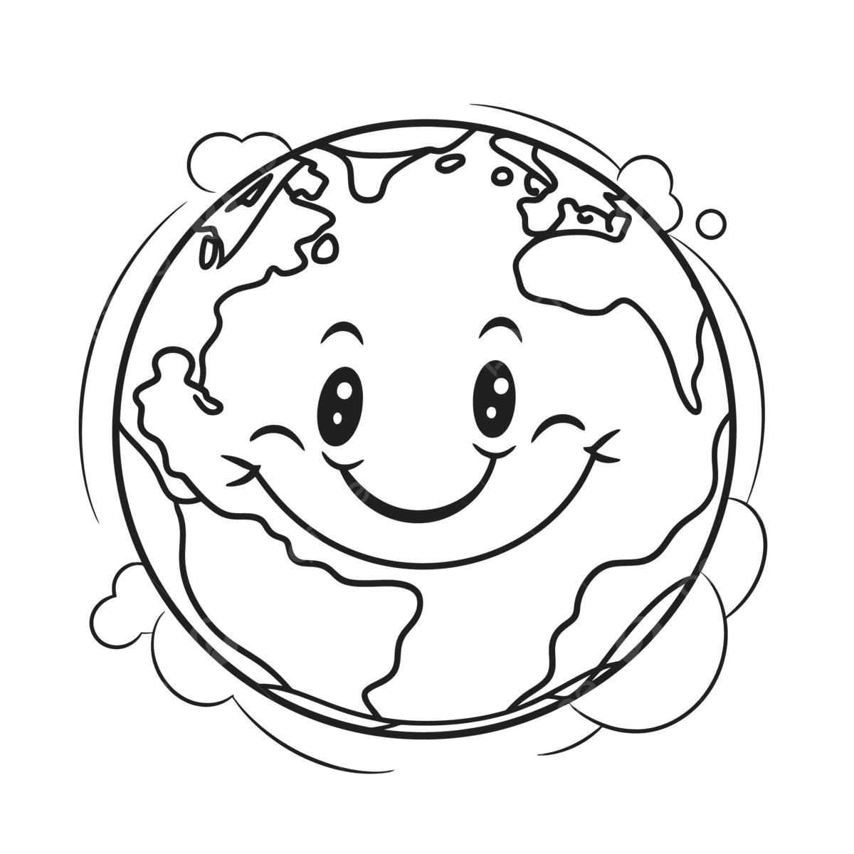 Earth Coloring Page Free Printable Coloring Pages For Kids Free Coloring Pages Of The Earth Outline Sketch Drawing Vector Earth Drawing Wing Drawing Ring Drawing PNG And Vector With Transparent Background For
