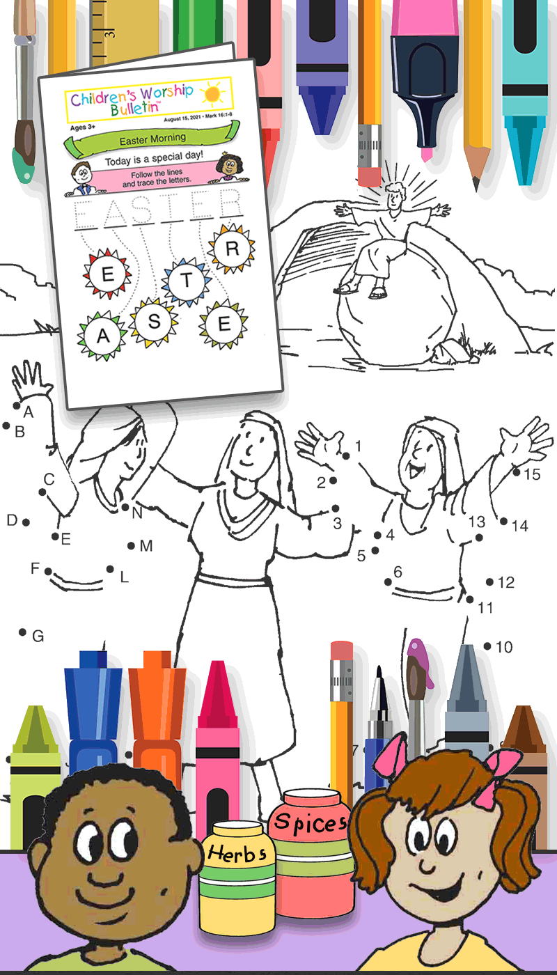 Easter Activity Sheets For Children Children s Worship Bulletins