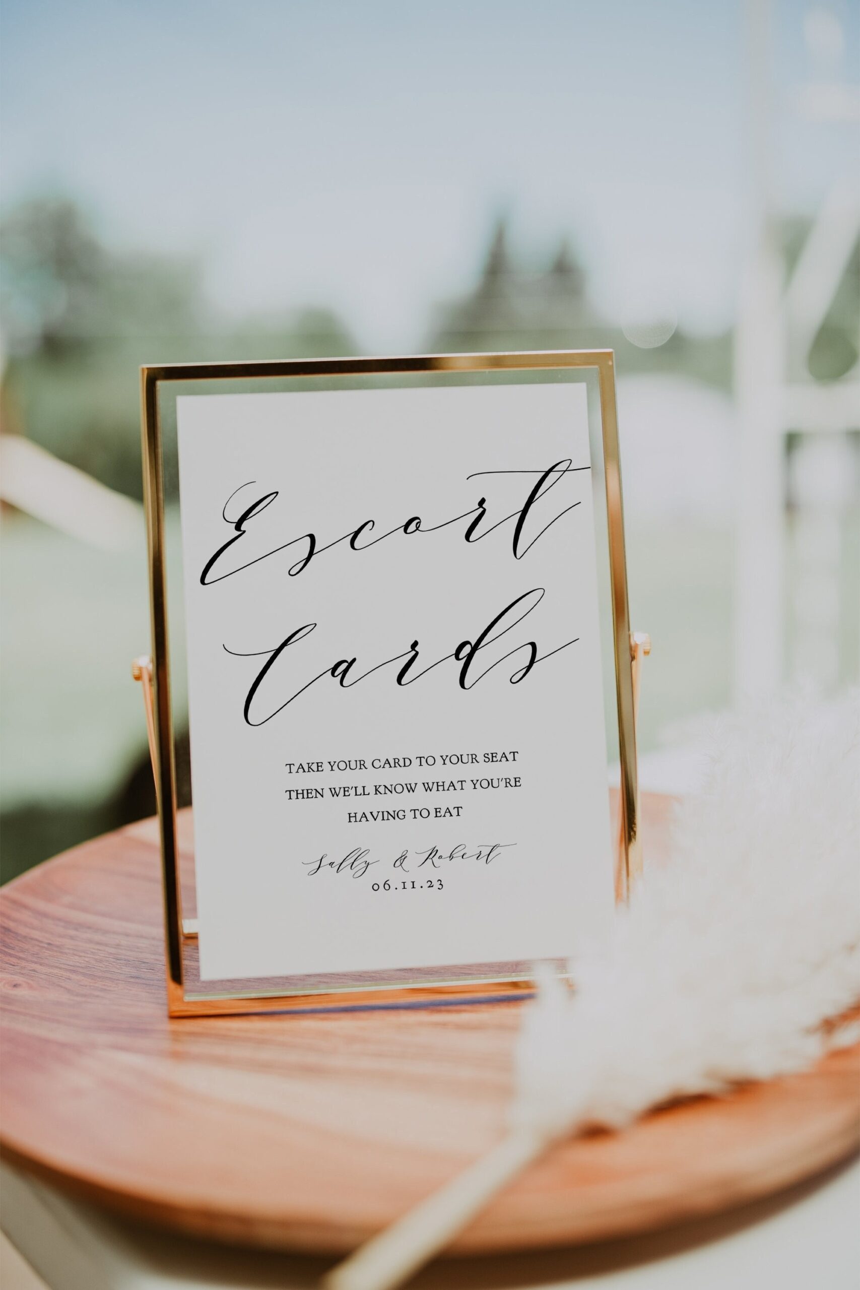 Escort Card Sign Printable Guest Escort Cards Sign Please Find Your Name 4x6 5x7 And 8x10 Wedding Corjl Template FREE Demo Etsy