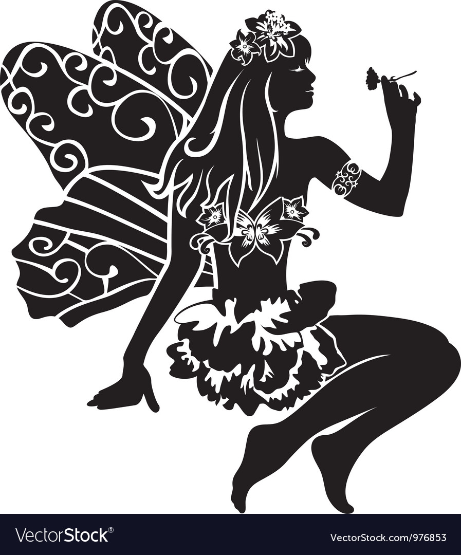 Free Printable Fairy Silhouette