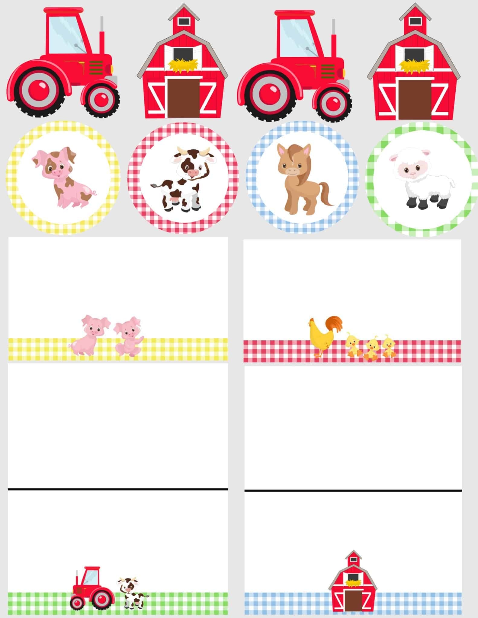 Free Printables Farm Them