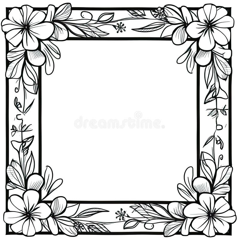 Flower Page Border Stock Illustrations 32 525 Flower Page Border Stock Illustrations Vectors Clipart Dreamstime