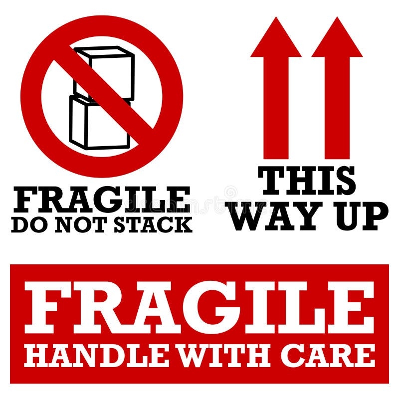 Fragile Sticker Text Stock Illustrations 302 Fragile Sticker Text Stock Illustrations Vectors Clipart Dreamstime