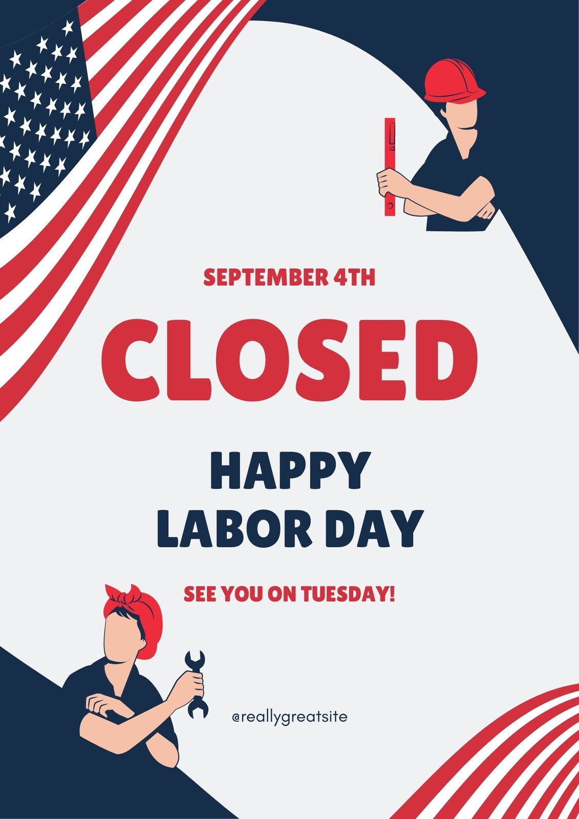 Free And Customizable Labor Day Templates