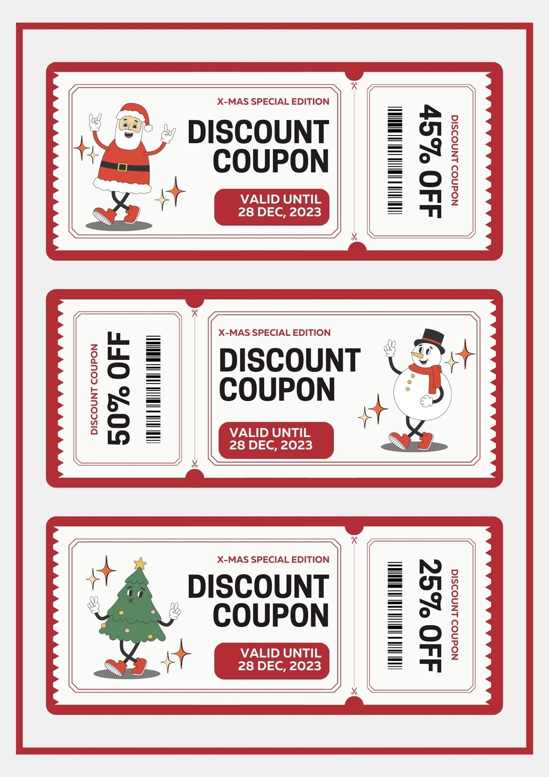 Free Printable Drink Coupon Christmas