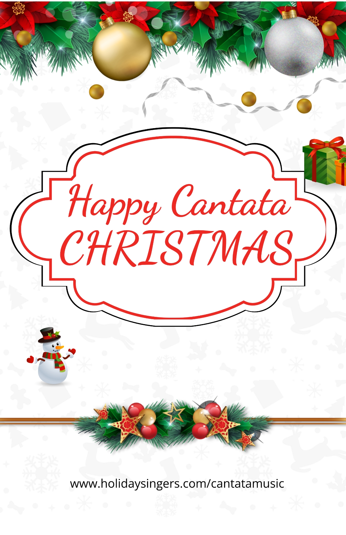 Free Cantata Christmas Poster Template Edit Online Download Template