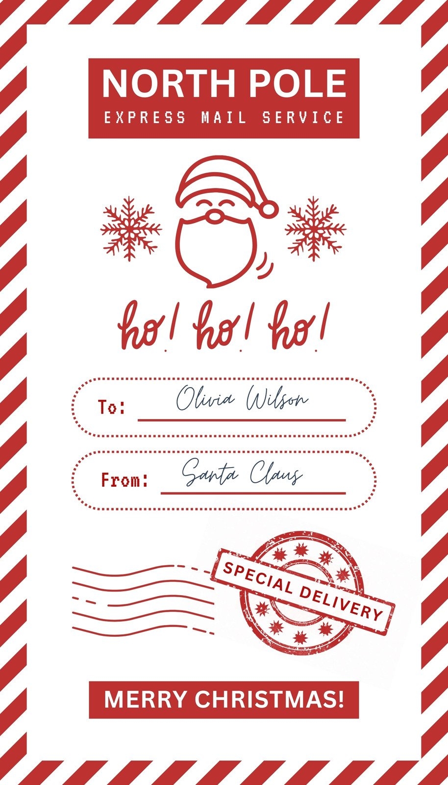 Free Printable Christmas Tag