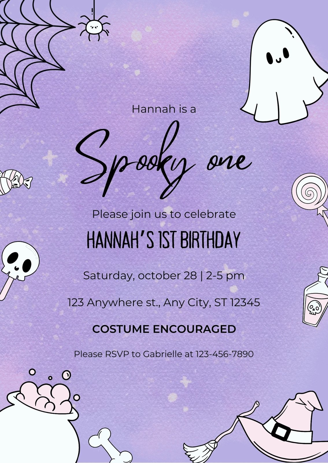 Free Printable Custom Halloween Invitations