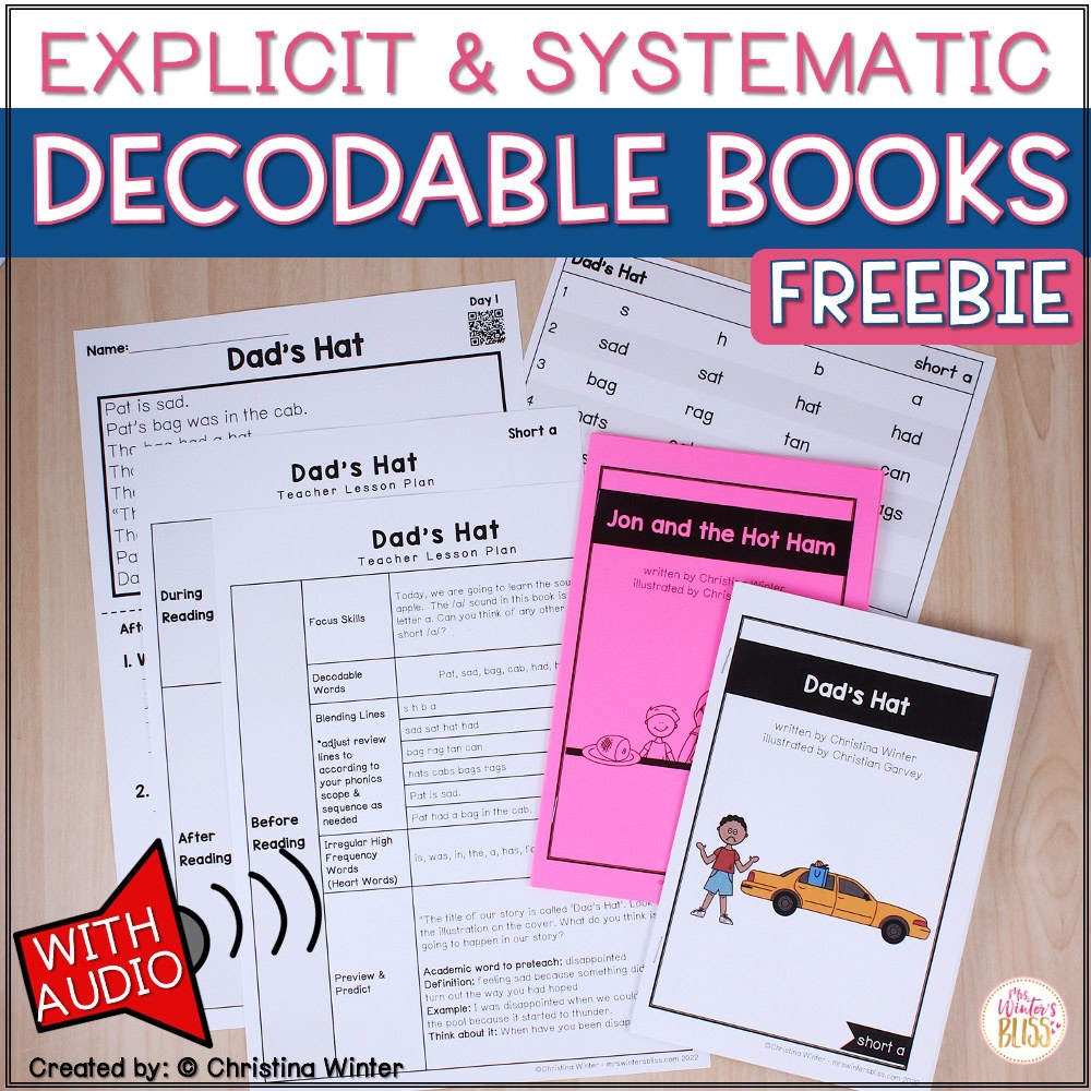 FREE Decodable Books With Comprehension Questions Lead In Literacy Resources For Kindergarten 1st 2nd Grade