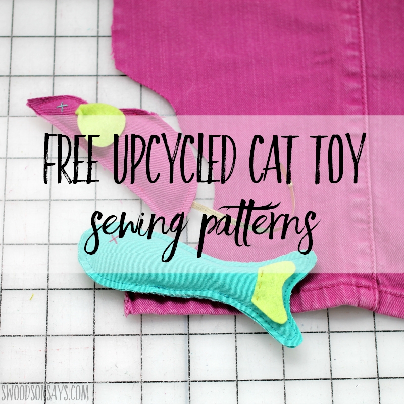 Free Diy Cat Toys Mice And Fish Sewing Patterns Swoodson Says