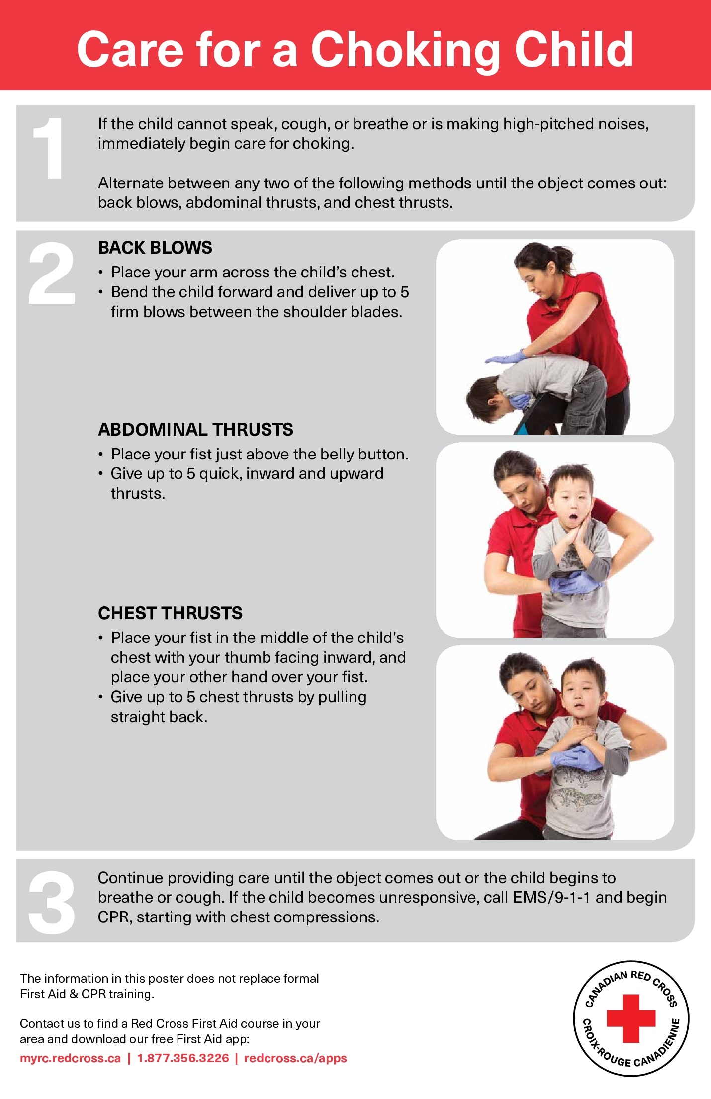 Free First Aid Red Cross Choking Child Labor Law Poster 2025