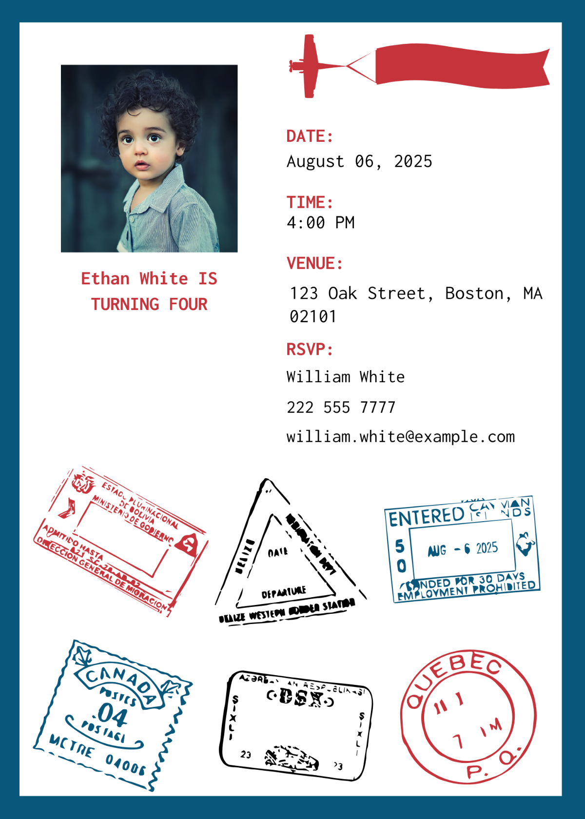 FREE FREE Passport Invitation Examples Templates Download In Word Google Docs PDF Illustrator Photoshop Apple Pages Publisher Outlook Template