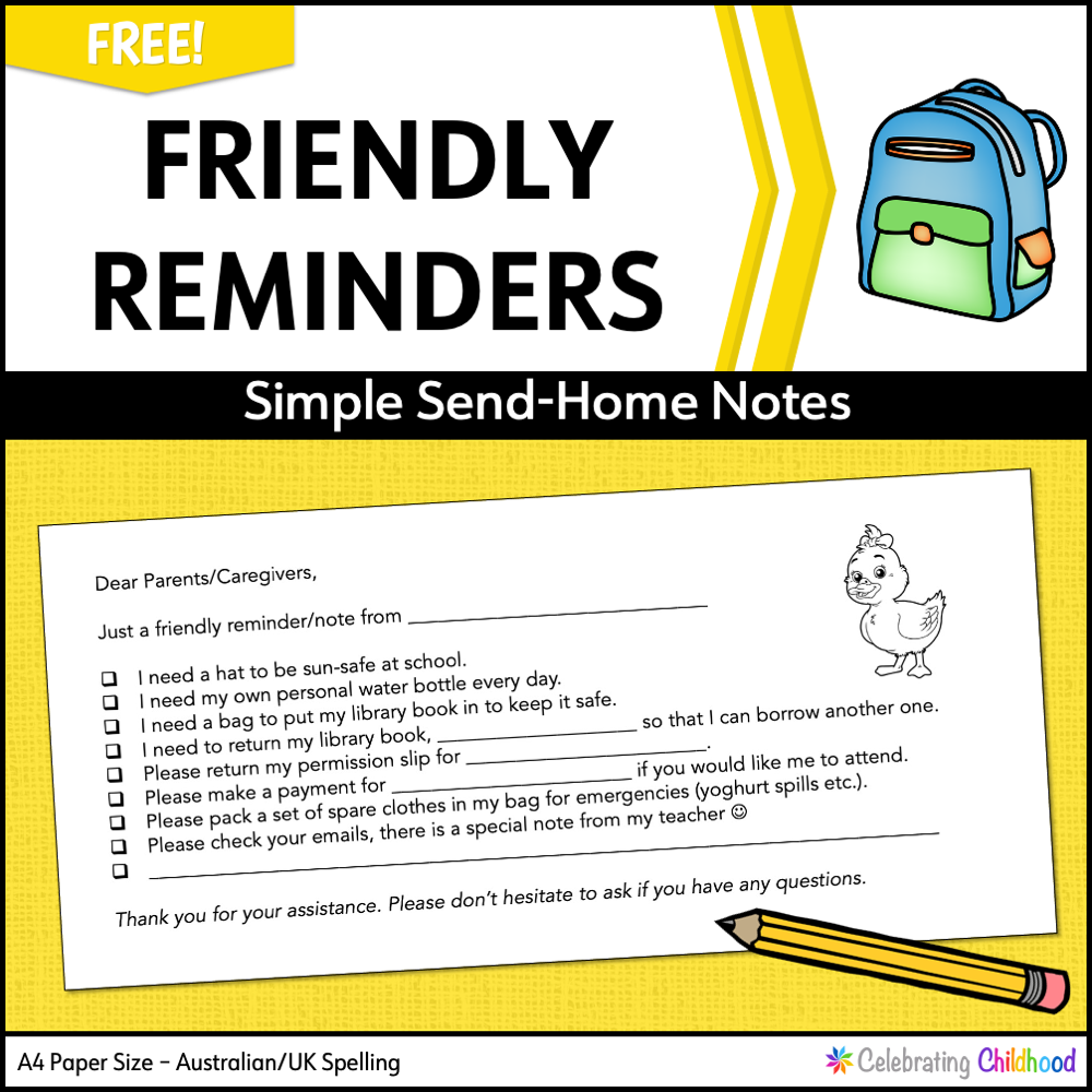 Free Printable Reminder Notes