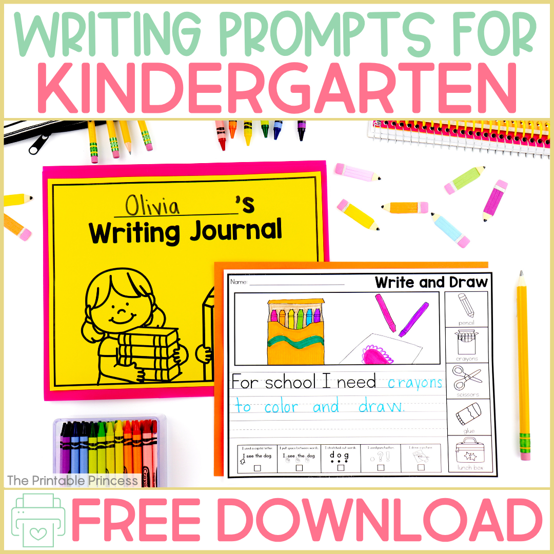 Free Writing Printables For Kindergarten