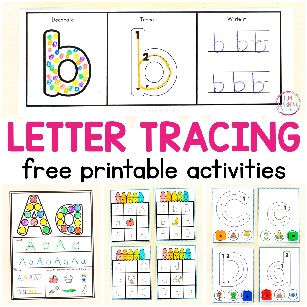 Free Letter Tracing Printables For Alphabet Letter Formation