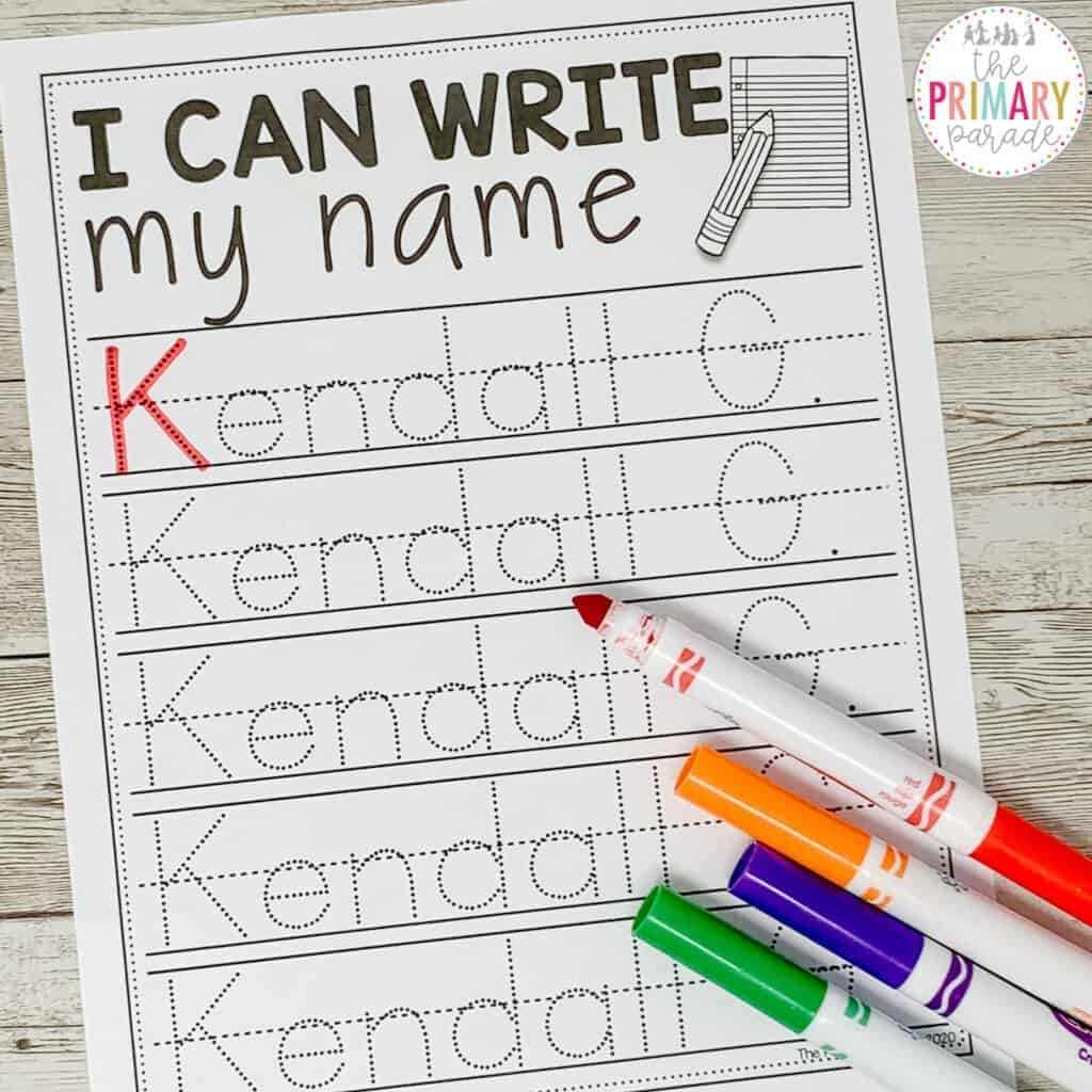 Free Printable Name Sheets