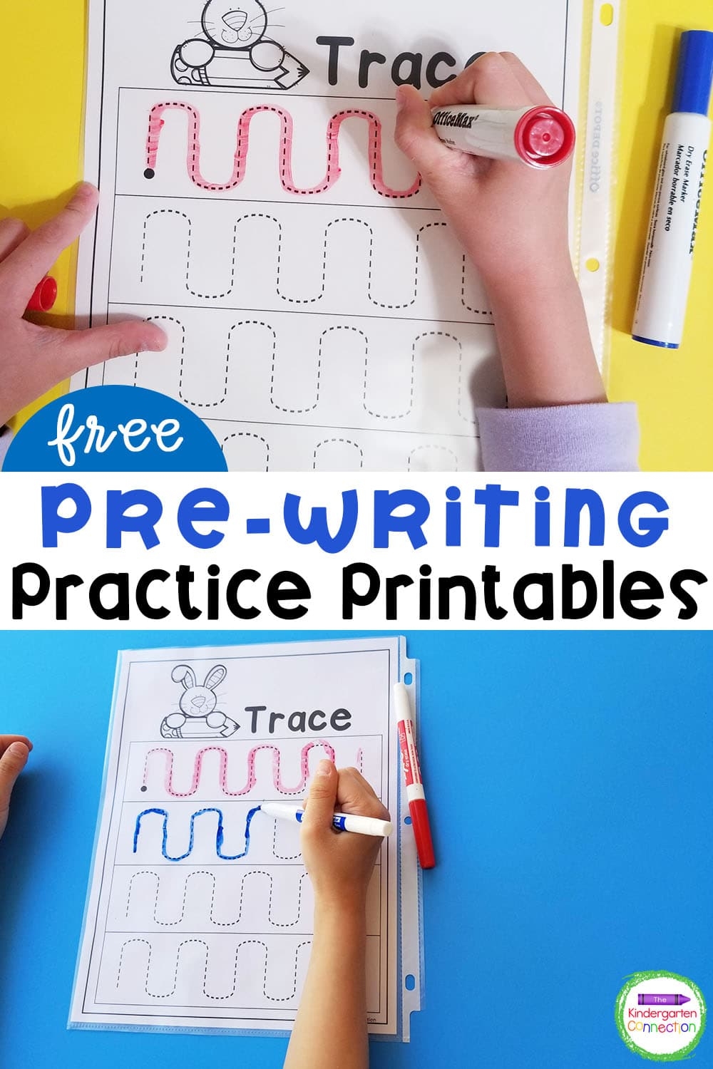 Free Pre Writing Printables The Kindergarten Connection