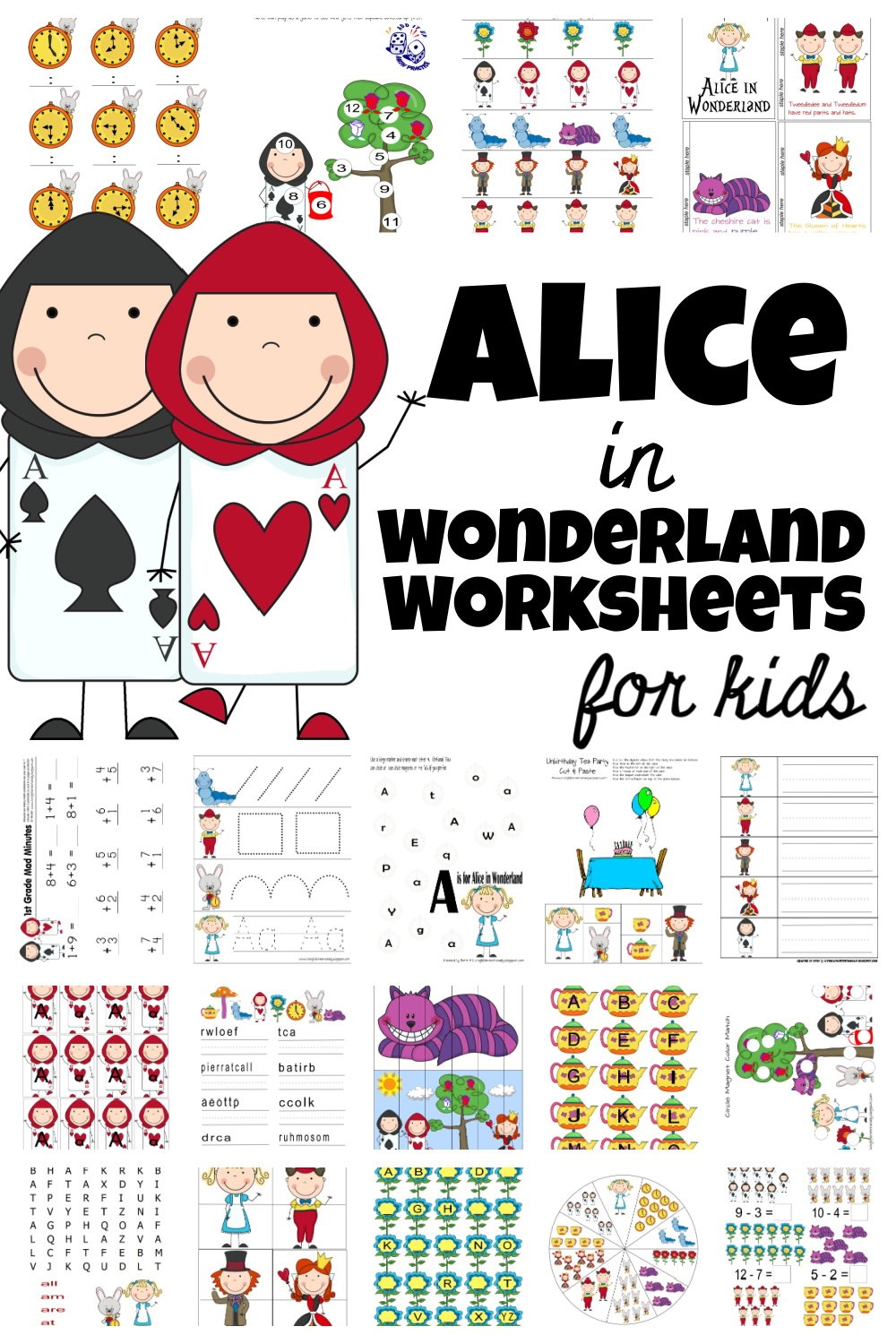 Alice In Wonderland Printables Free