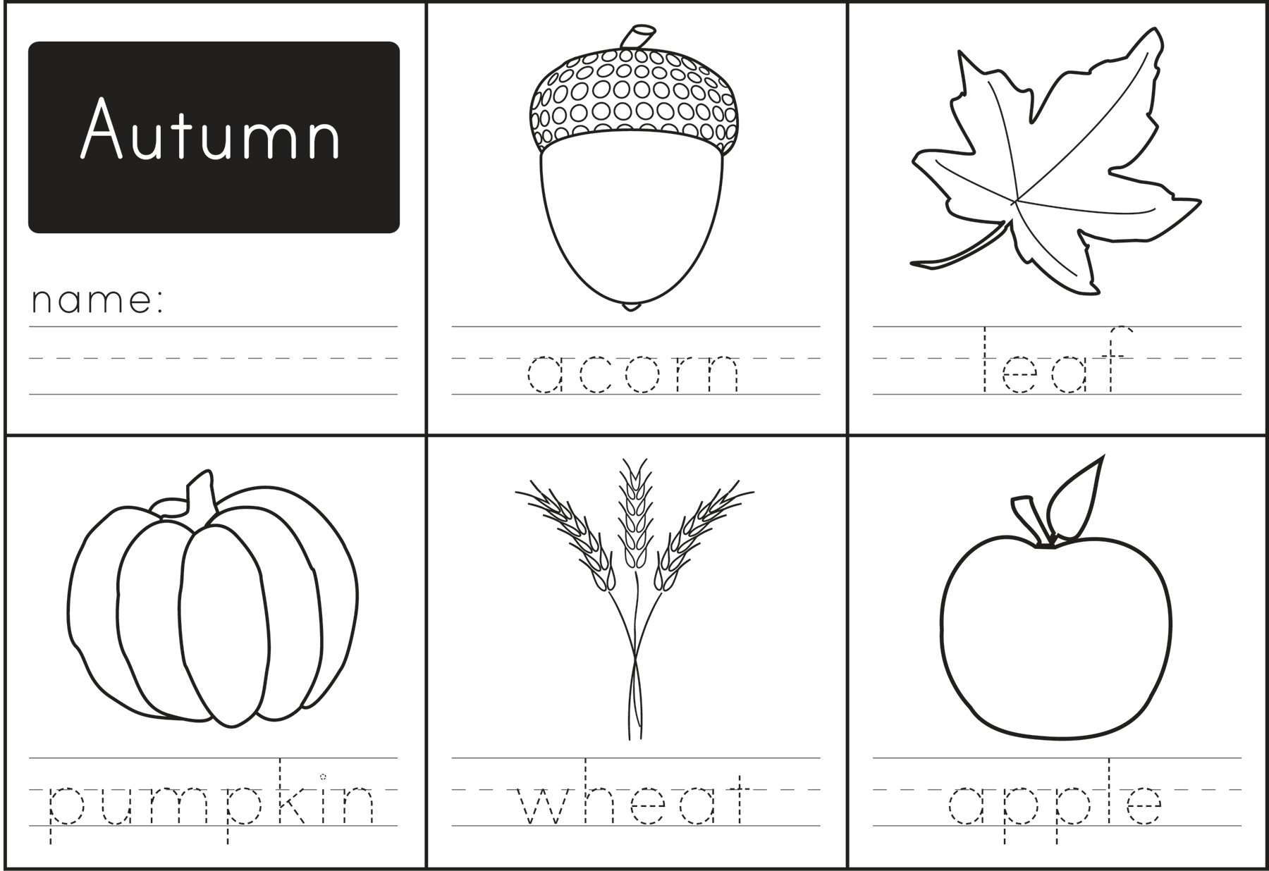 Fall Free Printables