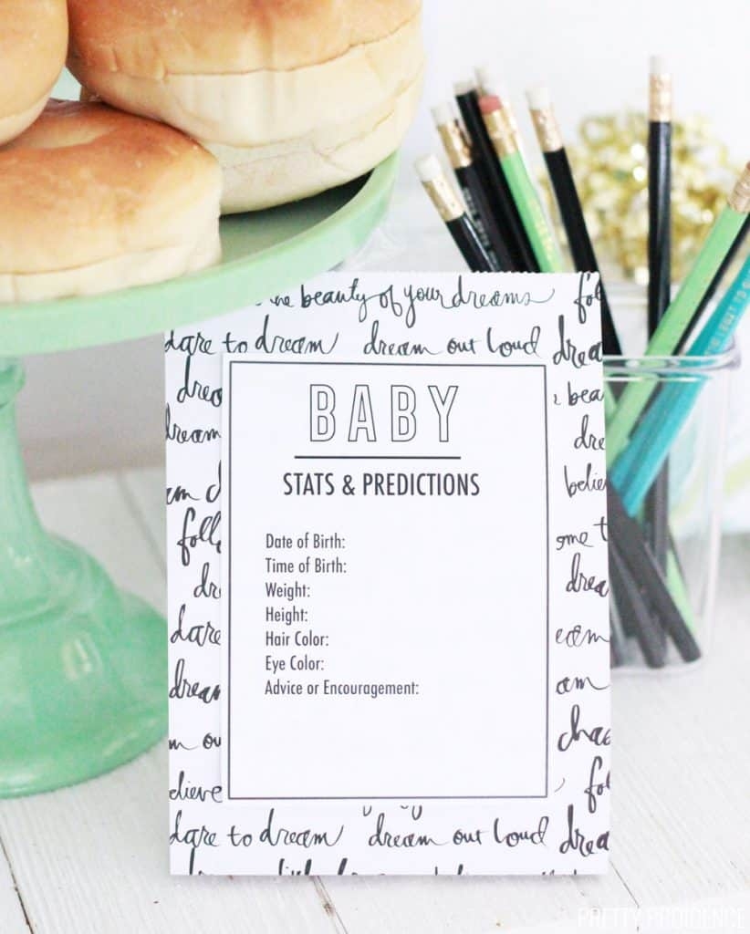 Free Printable Birth Stats