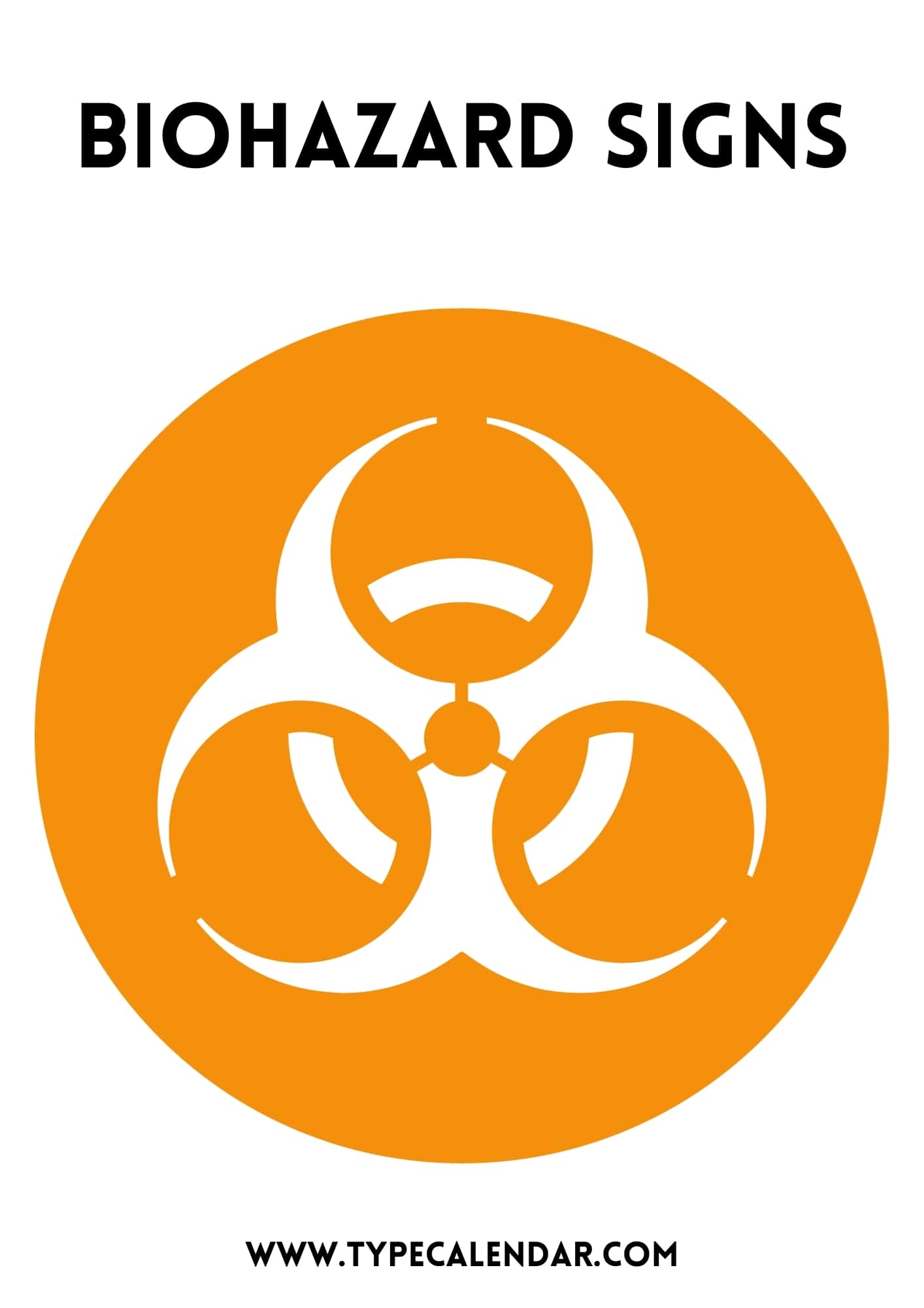 Free Printable Biohazard Symbol