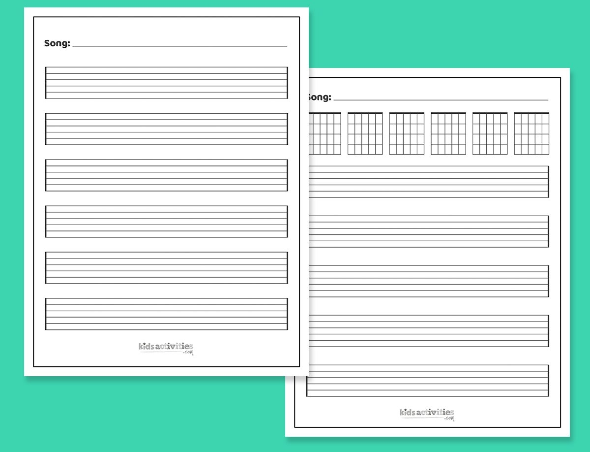 Free Printable Blank Sheet Music