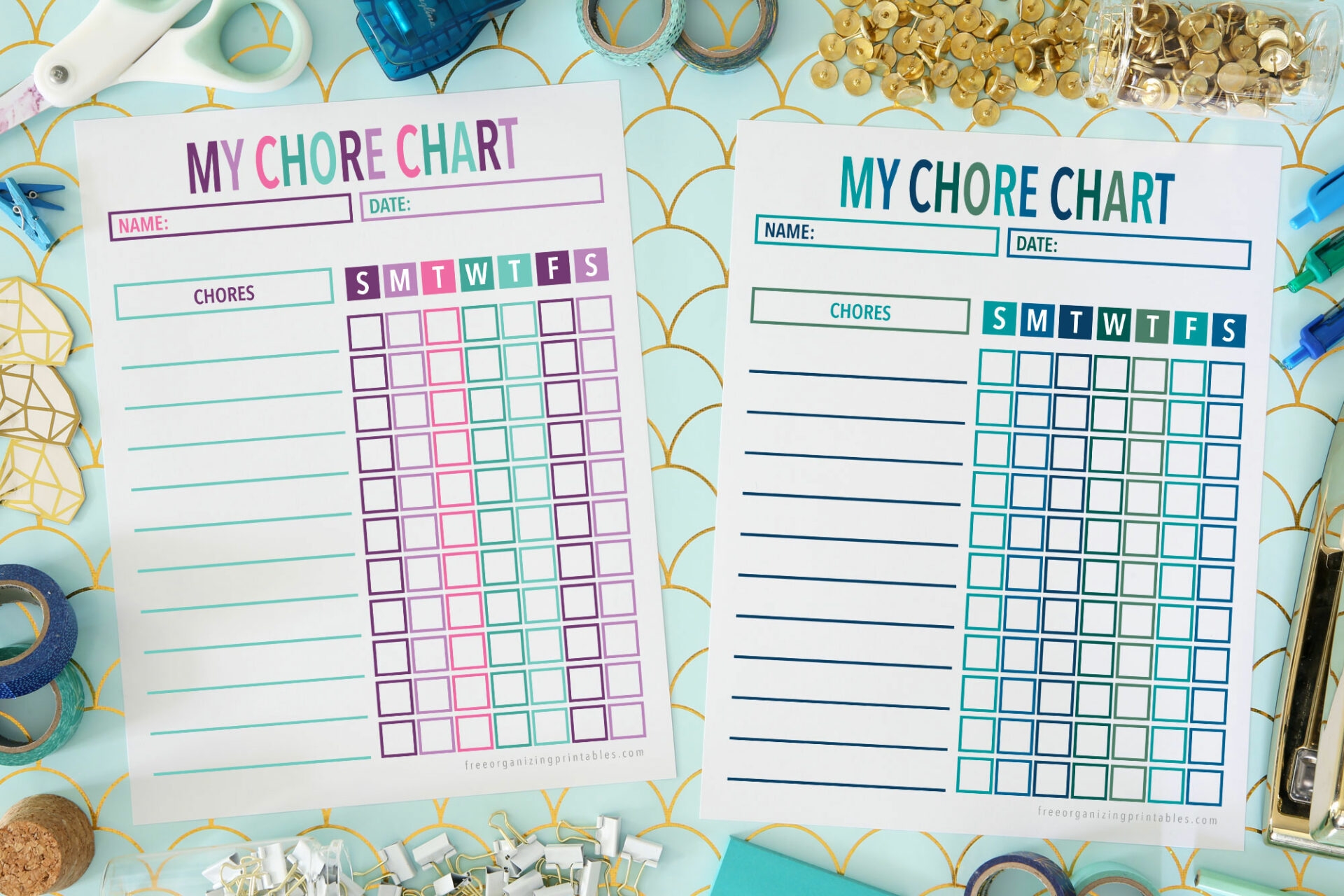 Free Printable Children S Chore Charts
