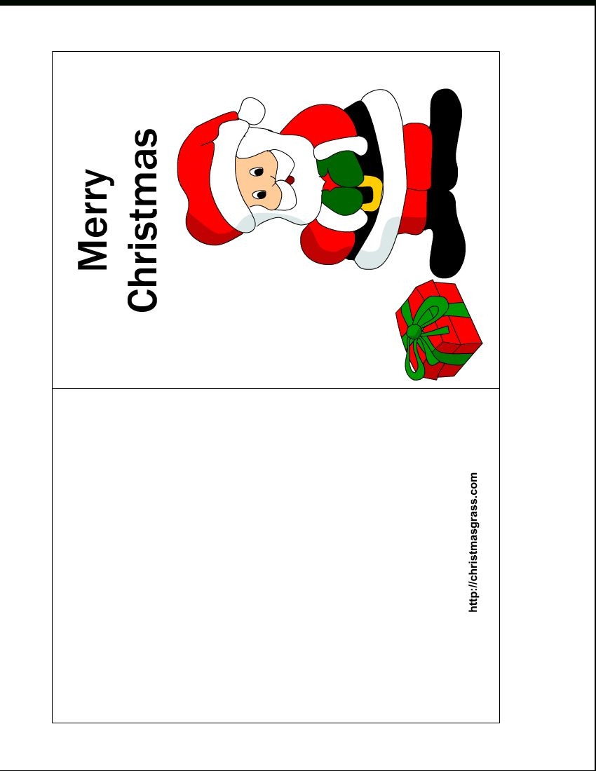 Free Christmas Card Templates Printable