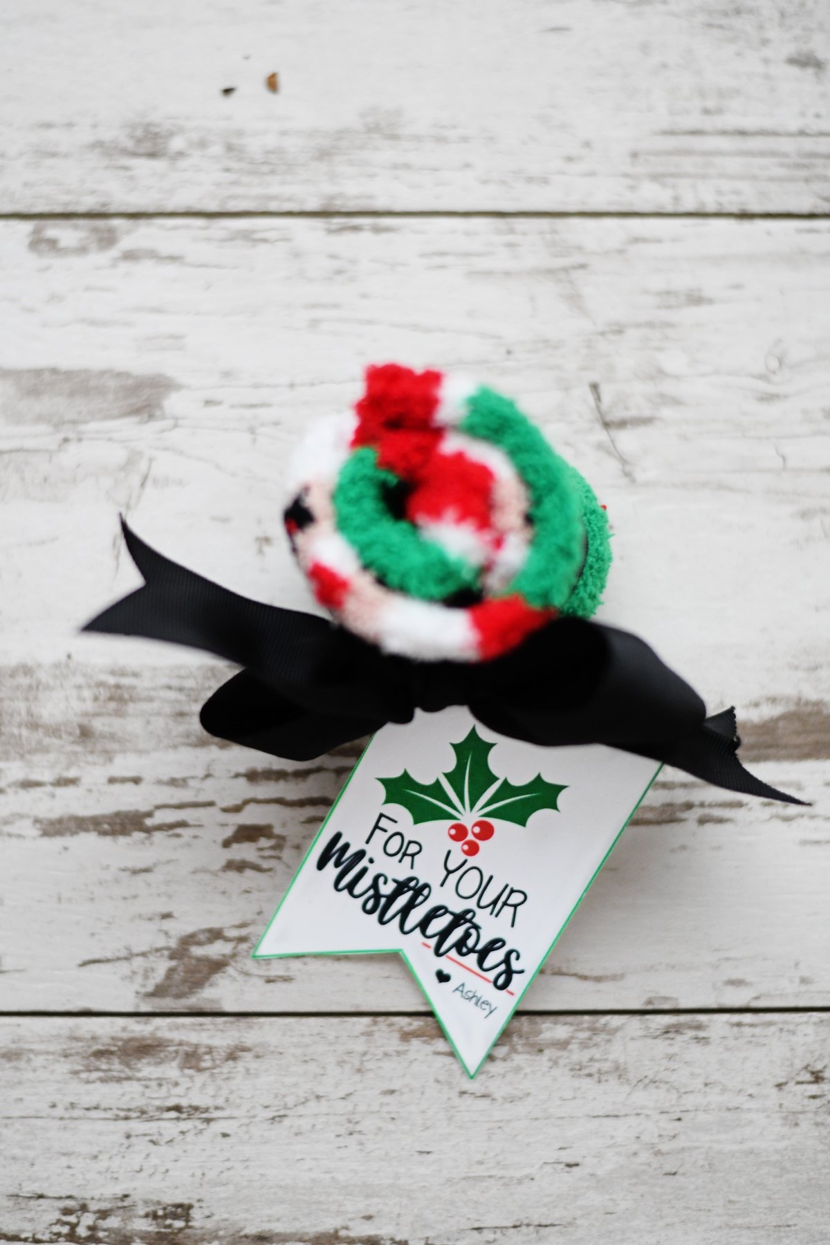 Free Printable Christmas Gift Tags For Your Mistletoes Pink Peppermint Design
