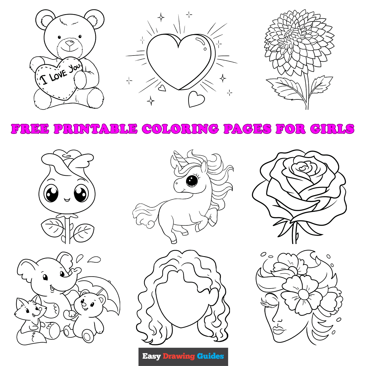 Free Printable Coloring Pages For Girls