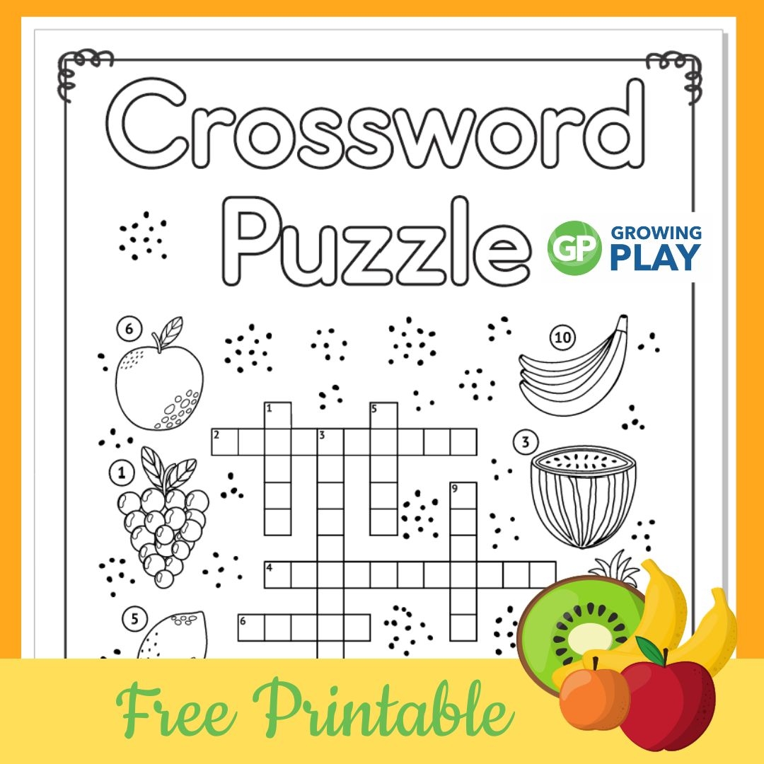 Free Printable Cross Word Puzzles