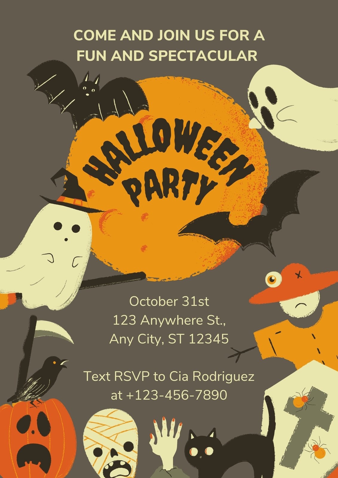 Free Printable Halloween Flyer Templates
