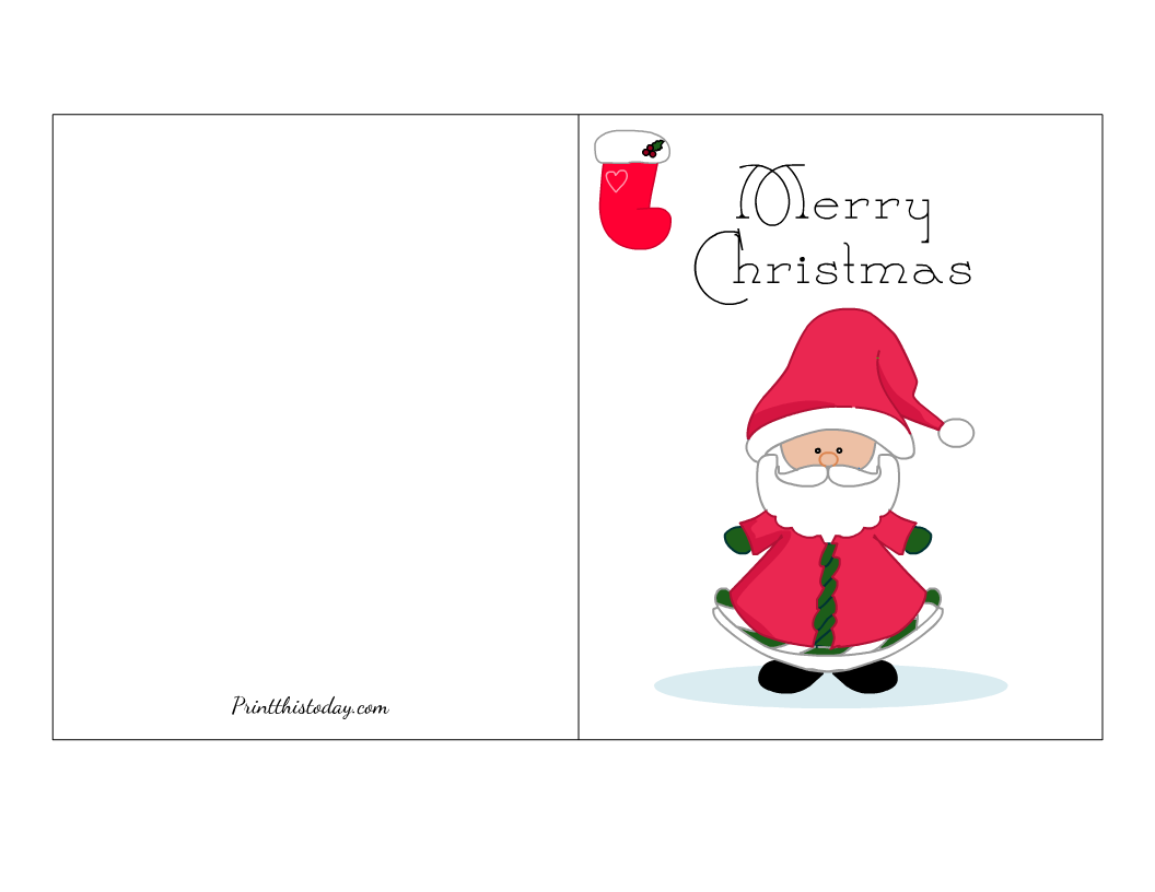 Free Online Printable Christmas Cards