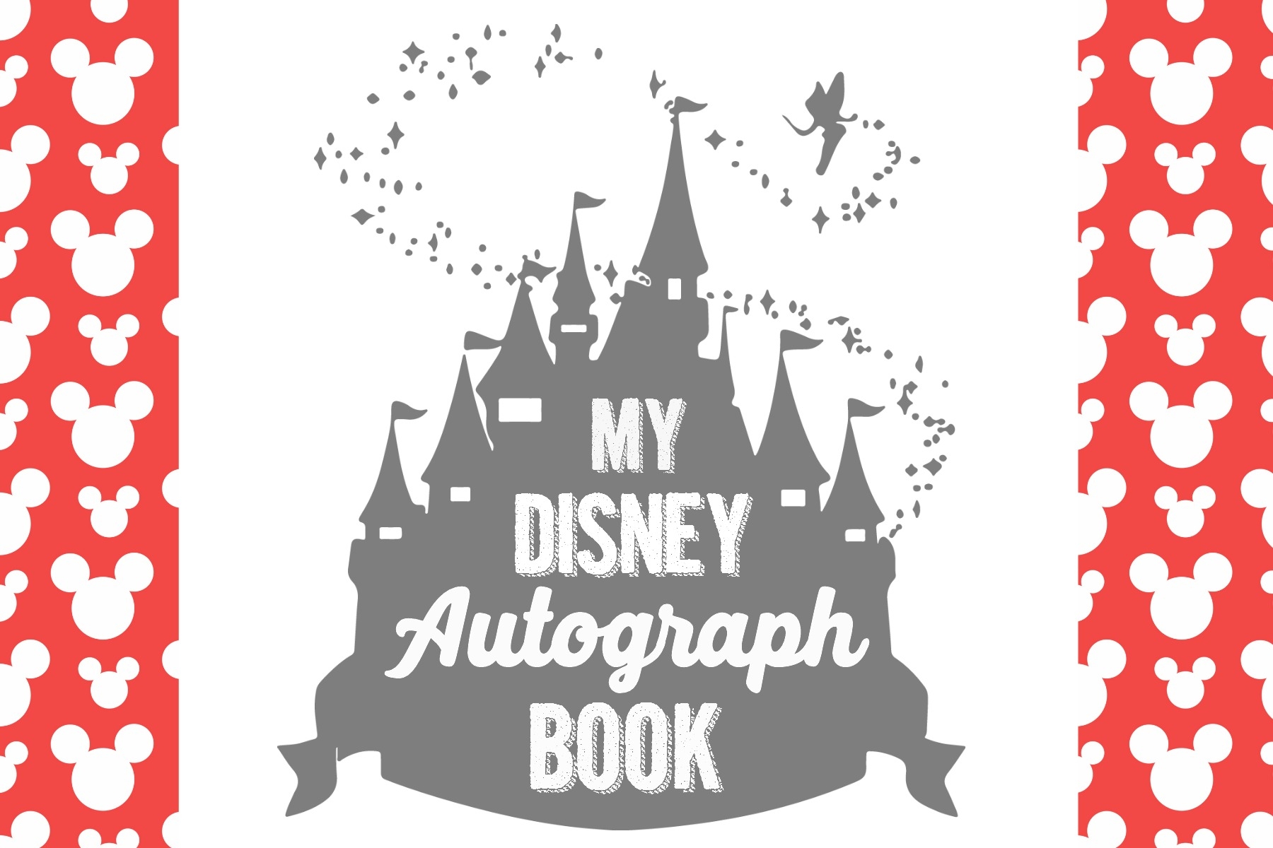 Free Printable Disney Character Autograph Pages Perfect For Upcoming Disney Trip 