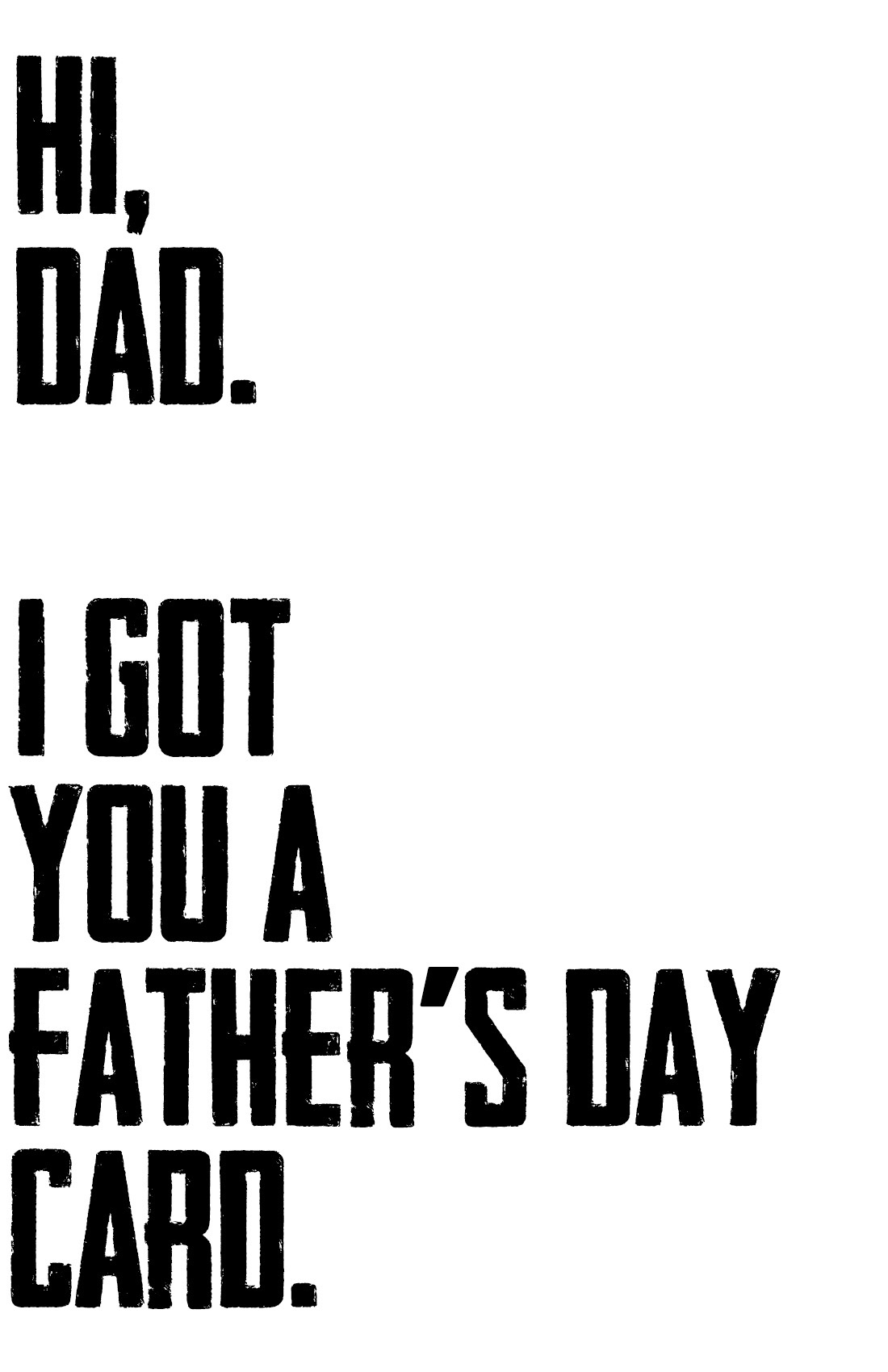 Free Printable Father S Day Card