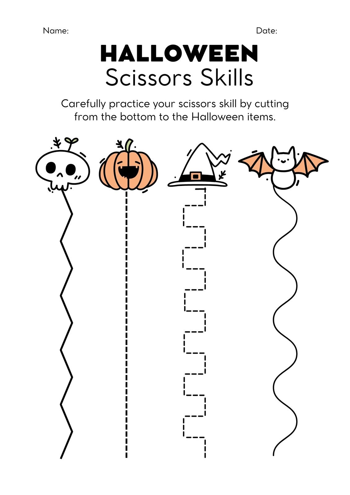 Free Printable Halloween Sheets
