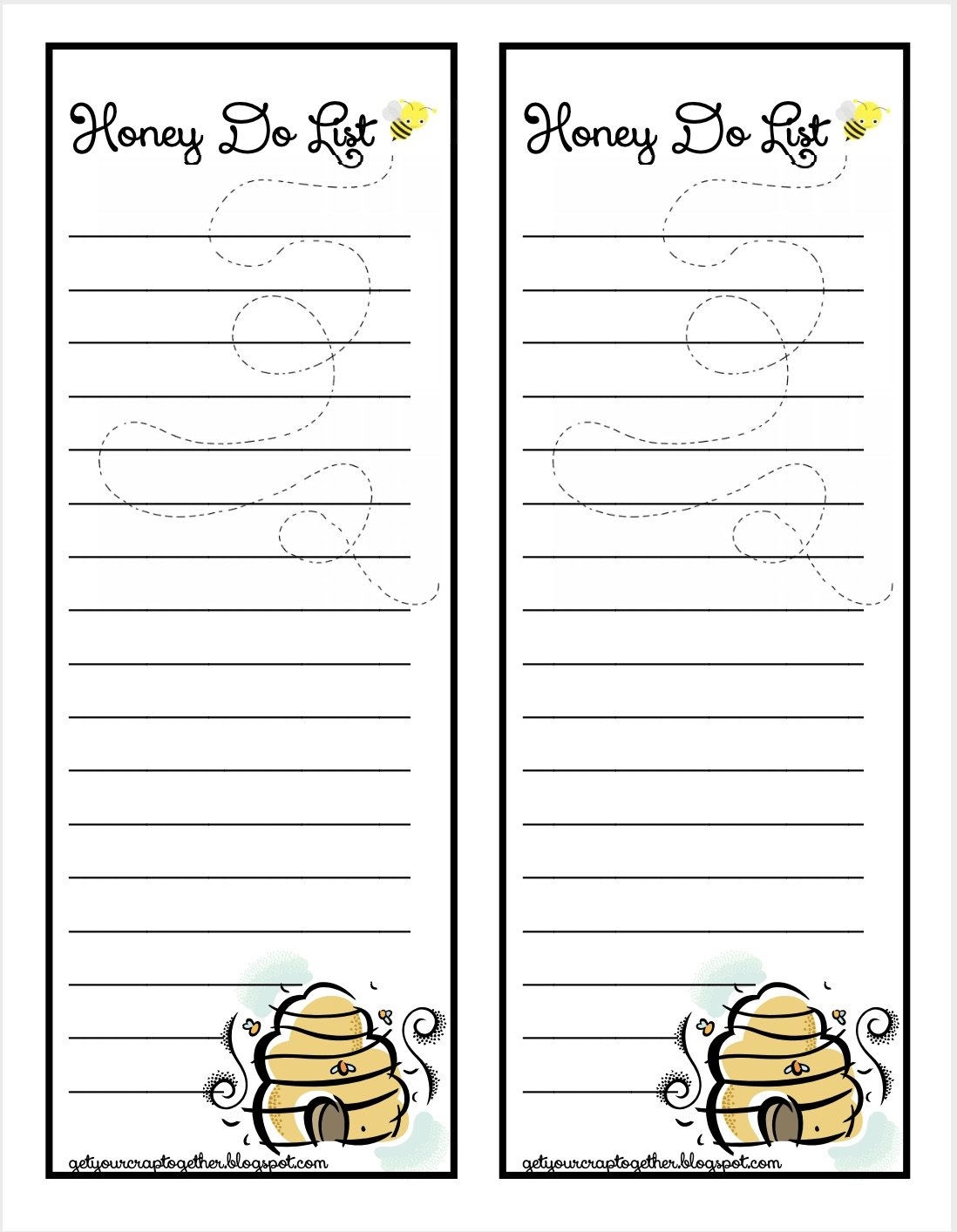 Free Printable Honey Do List Sew Woodsy