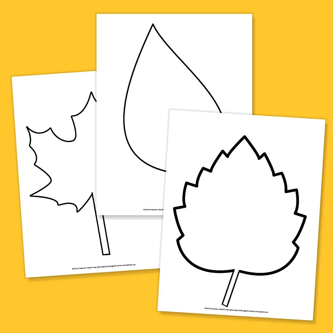 Free Printable Leaf Cutouts