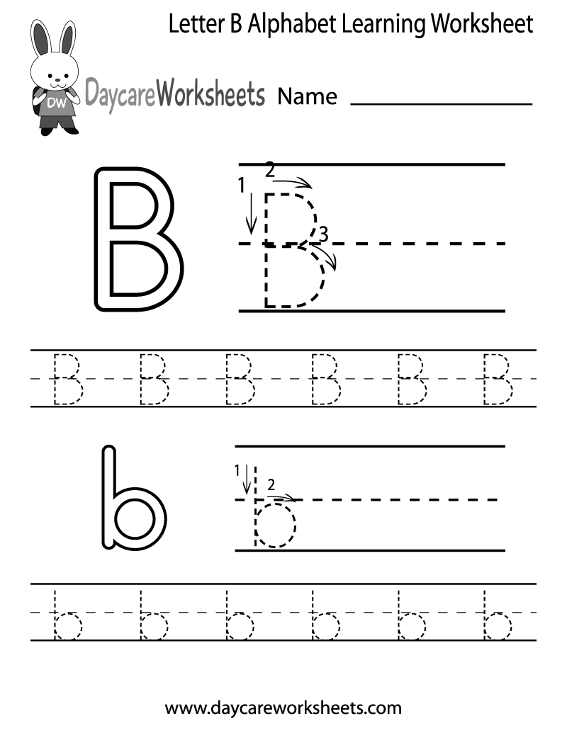 Free Letter B Printable