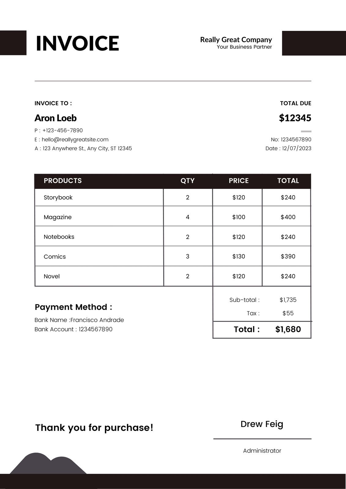 Free Printable Professional Invoice Templates To Customize Canva