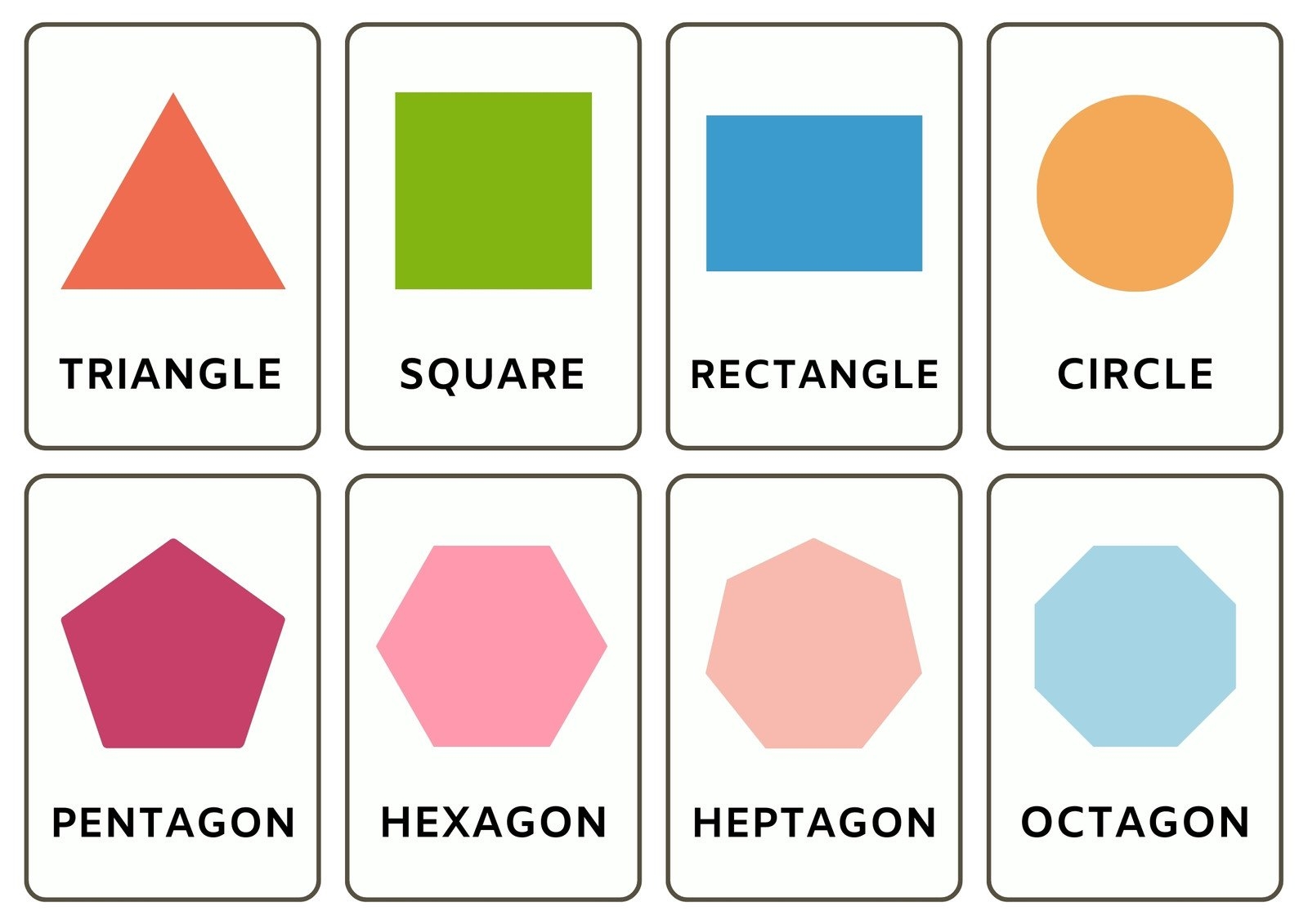 Free Printable Shapes