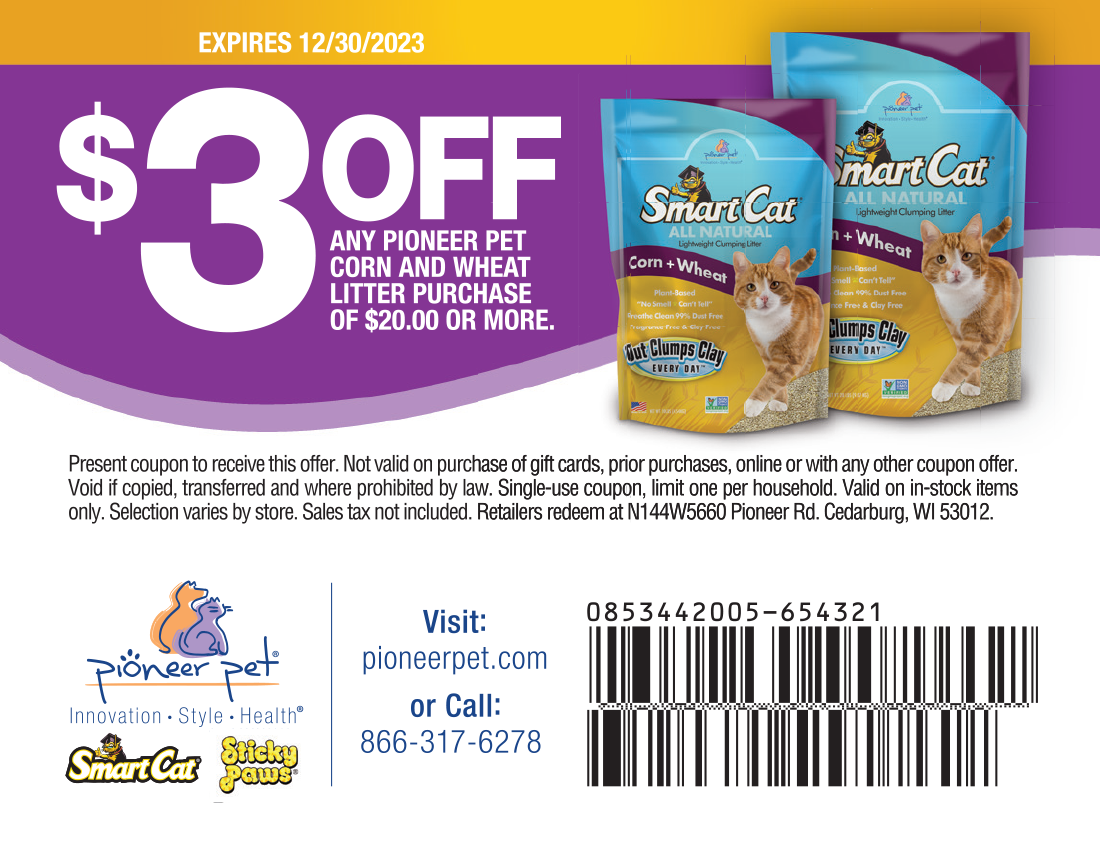 Free Printable Shop Cat Litter Coupons